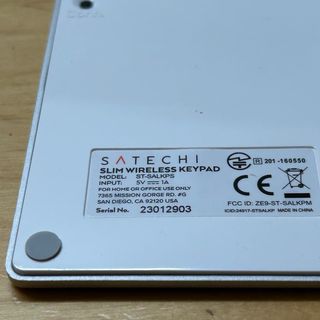 Teclado numérico SATECHI 18 teclas aluminio usb-c