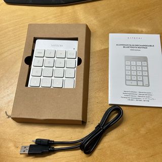 Teclado numérico SATECHI 18 teclas aluminio usb-c