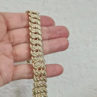 Collar vintage plateado DB años 70