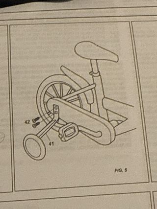 Ruedines para bicicleta infantil
sin estrenar 