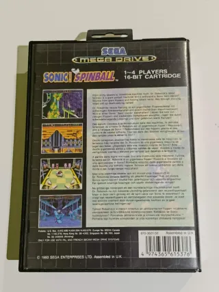 Sonic Spinball Mega Drive Sega