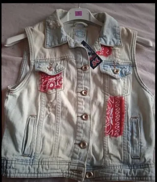 Chaleco vaquero Bershka S/36/8