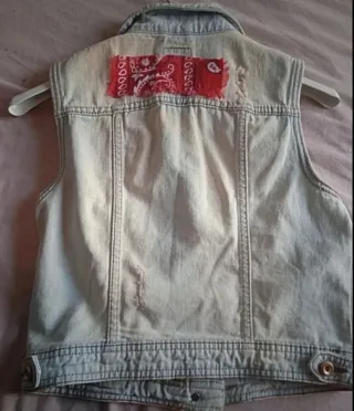Chaleco vaquero Bershka S/36/8