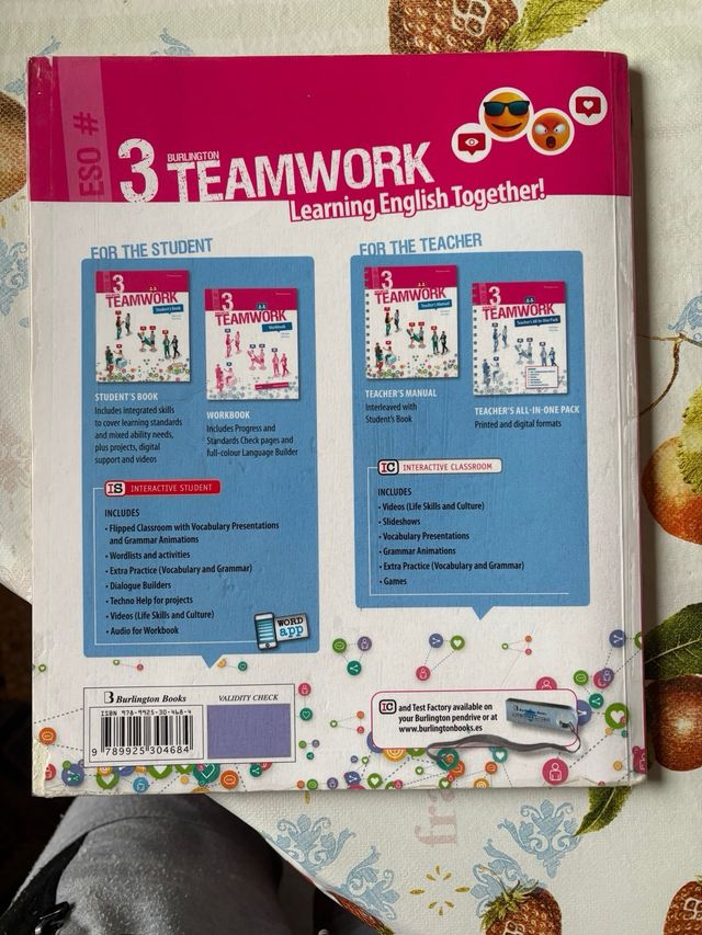 Se venden libros de 3eso .