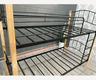 LITERA DOBLE CAMA 90CM MADERA METAL NUEVO