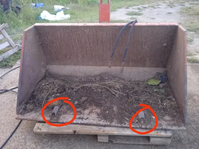 Pala tractor piston hidràulico