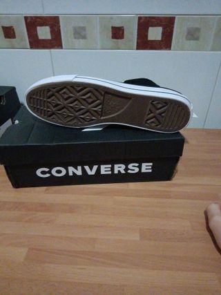 Converse All Star plataforma negras