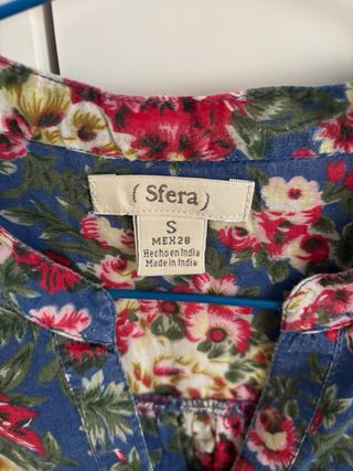 Túnica floral Sfera Talla S