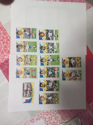 Cromos de fútbol antiguos