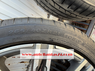 1377 KIT 4 LLANTAS PORSCHE 21 Y NEUMATICOS