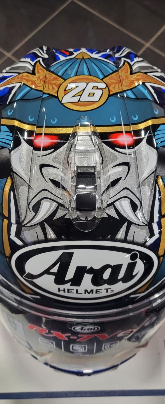 Casco Arai RX-7V Evo Dani Pedrosa Réplica