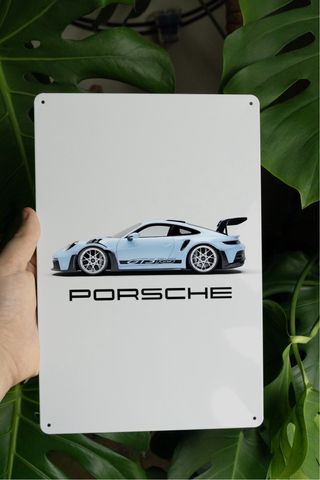 Targa metallica Porsche GT3 RS