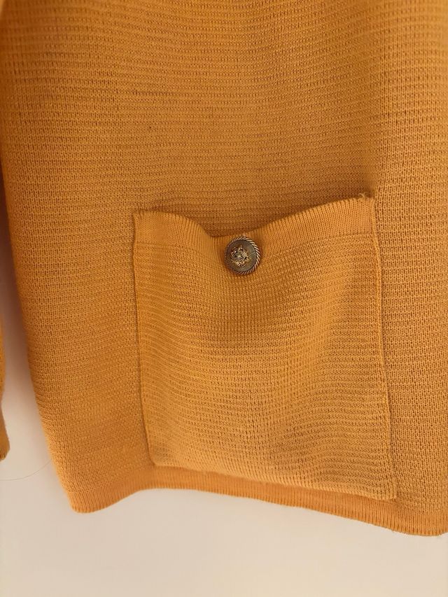 Chaqueta Edela Ruiz amarilla botones talla única