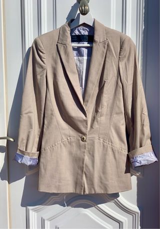 Chaqueta Zara Beige