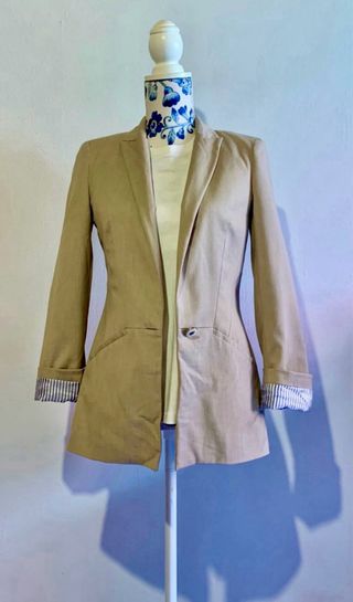 Chaqueta Zara Beige