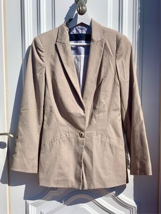 Chaqueta Zara Beige