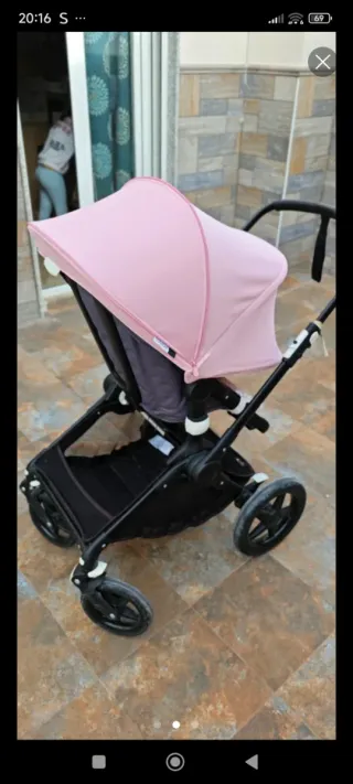 Carro Bugaboo Rosa