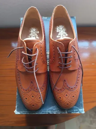 Zapatos FOSCO Piel Marrón Sin Estrenar