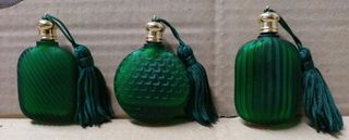 Perfumeros Vintage Cristal (Azul y Verde)