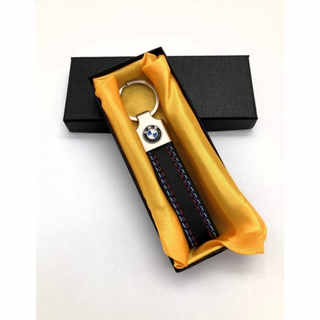 Llavero de cuero con logo BMW Perfecto para regal