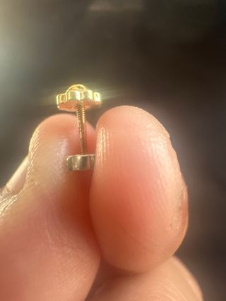 pendientes tous oro blanco de bebé!!