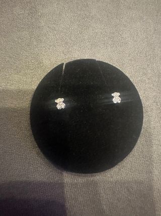 pendientes tous oro blanco de bebé!!