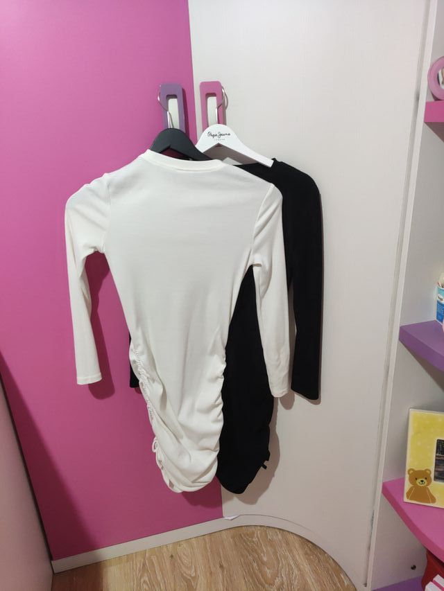 Pack 2  vestidos blanco/negro.