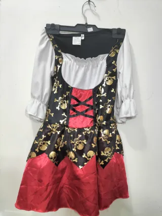 Disfraz Pirata Niña 4/6 años doble falda