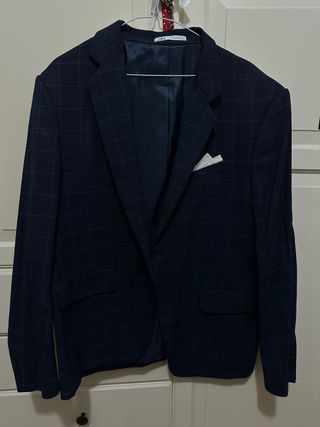 Traje Zara Azul Raya Talla 56/46