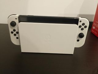 ¡NINTENDO SWITCH OLED BLANCA COMO NUEVA!