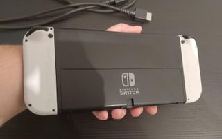 ¡NINTENDO SWITCH OLED BLANCA COMO NUEVA!
