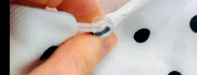 Camisa lunares blanca y negra