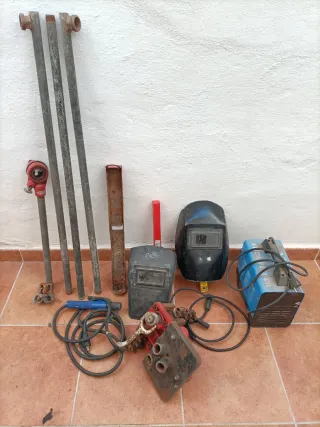 Ferralla Banco Fontanero máscara de soldar