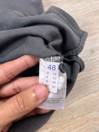 Sergio Tacchini Vintage Grey Polo Shirt | Size 48