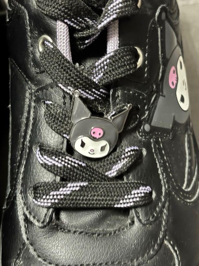 Zapatillas Plataforma Kuromi Sanrio Negras