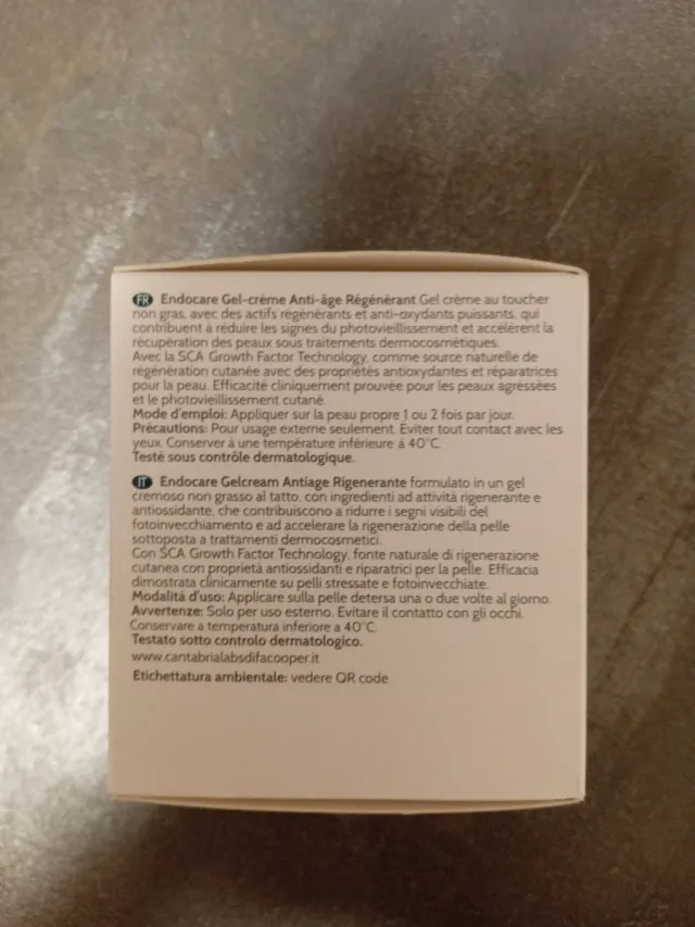 Endocare Gelcream Cantabria Labs