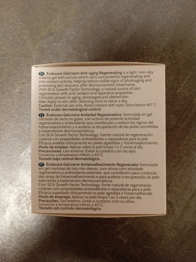 Endocare Gelcream Cantabria Labs