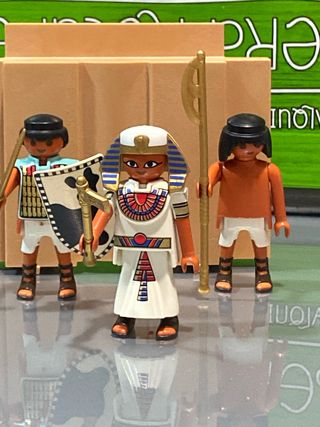 Playmobil Faraón y Guerreros templo