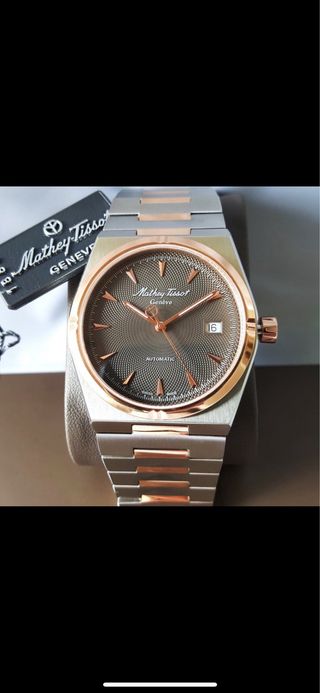 Mathey Tissot Zeus Oro Rosa y Plata