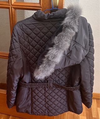 Chaqueta acolchada gris As a Queen