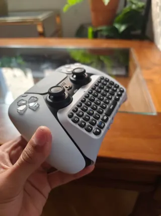 Teclado para mando PS5 Blanco