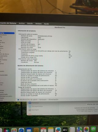 MacBook Pro 13” 2018 Plata
