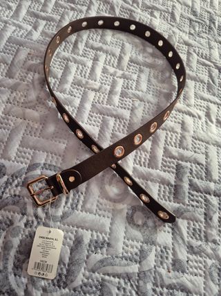 Cinturón CHOU TIAOYA S.L. Marrón y Dorado