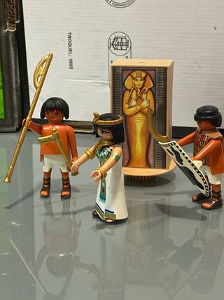 Playmobil Egipto Reina y 2 Guerreros