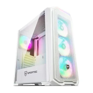 Caja PC Nfortec KRATER Cristal Templado