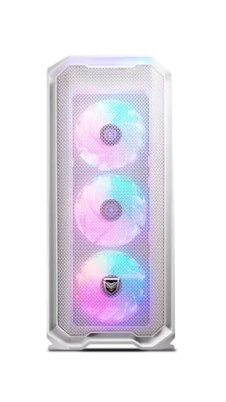 Caja PC Nfortec KRATER Cristal Templado