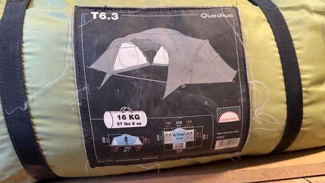 Tienda campaña Quechua T6.3 familiar