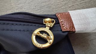 Bolso de lona plegable azul tamaño L