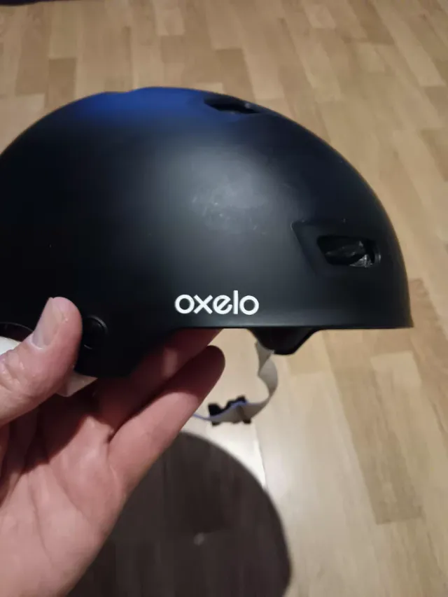 Casco Patinete Oxelo Negro Niño/a