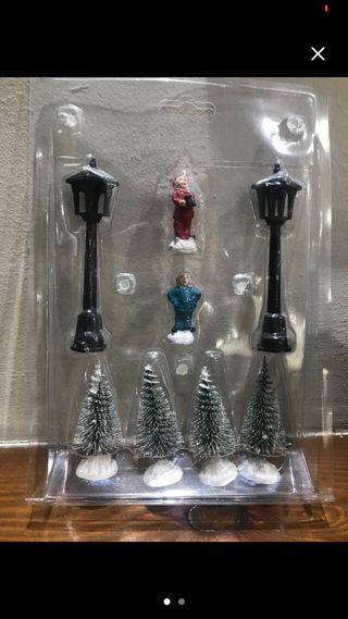 Pacchetto di figure della città di Natale